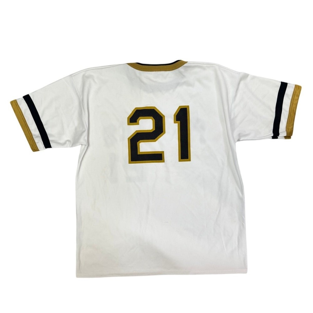 Pittsburgh Pirates Roberto Clemente 21 Park Antony Pullover Jersey XL White - Picture 2 of 6